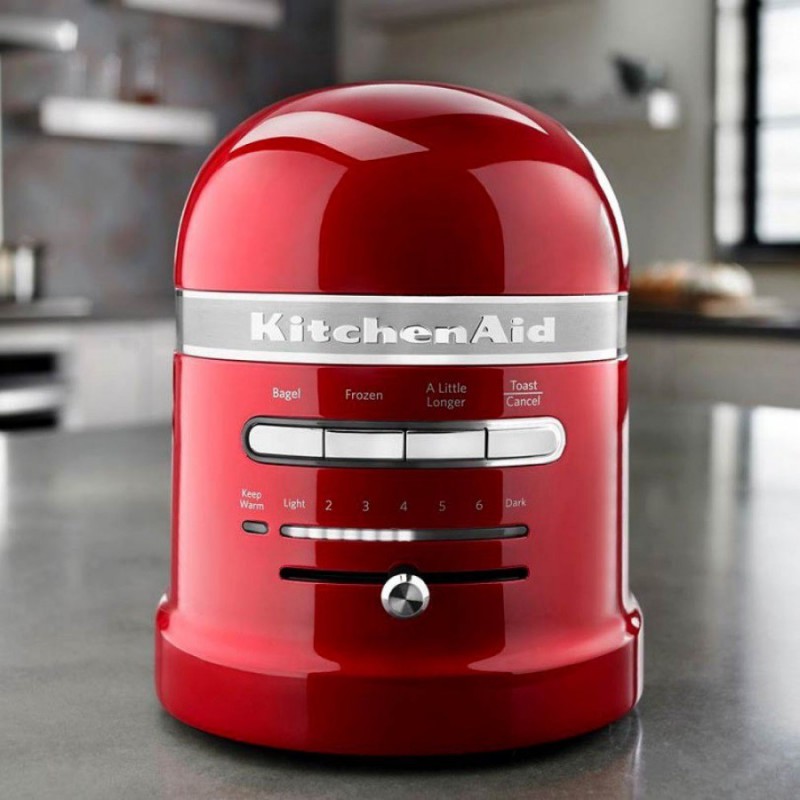 KITCHENAID TOSTAPANE CON PINZE AUTOMATICO ROSSO